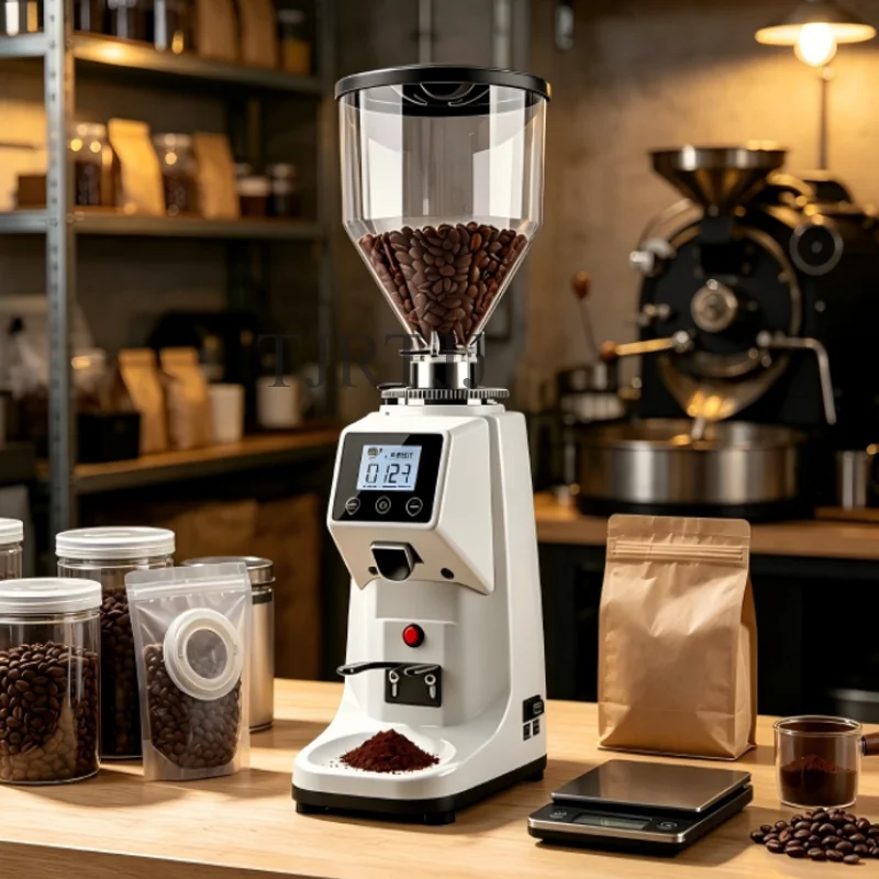 Italian 220/110V Fully Automatic Grinder Electric Green Bean Coffee Processing Machine