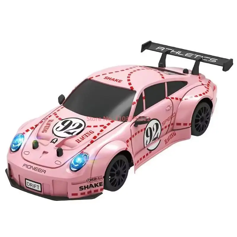 911 AE86 High-Speed Remote Control Car Four-Wheel Drive Racing Light Drifting Car Racing Simulation Model Toy Holiday Gift