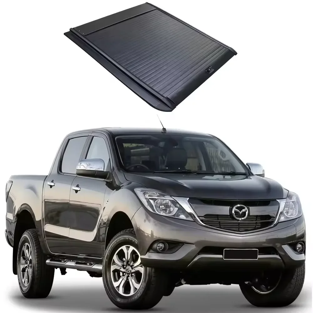 Aluminium Alloy Manual Retractable Truck Bed Pickup Tonneau Cover for Back Cover Mazda Bt-50