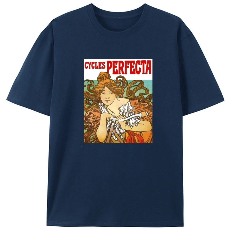 

mucha__cycles_perfecta Darylaguil T-shirt Customized Men Speacial White