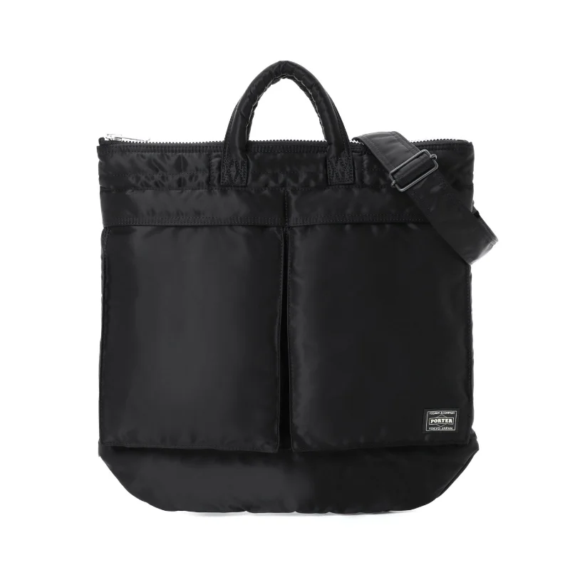 Porter Tanker Helmet Bag 622-19555 Large Capacity Outdoor Men Tote Bag Crossbody Waterproof Travel Handbag Sports Shopping Purse
