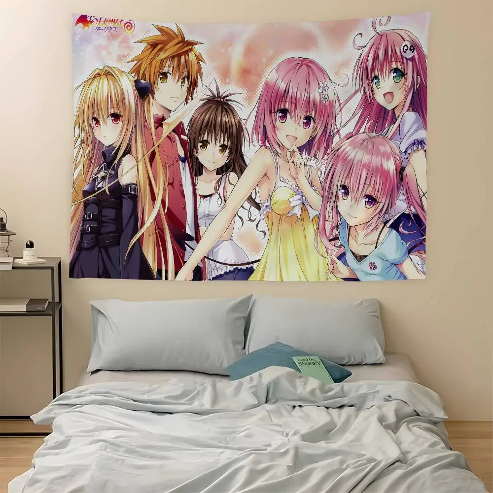 T-TO L-LOVE RU Colorful Tapestry Wall Hanging Hanging Tarot Hippie Wall Rugs Dorm Wall Art Decor