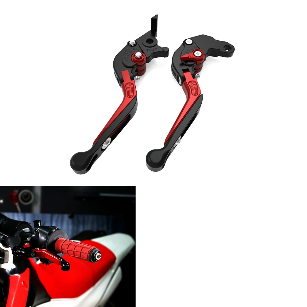 Motorcycle Fit For MV Agusta Brutale 675 800 2014-2018 Dragster/RR Rivale 800 Adjustable Folding Extendable Clutch Levers Brakes