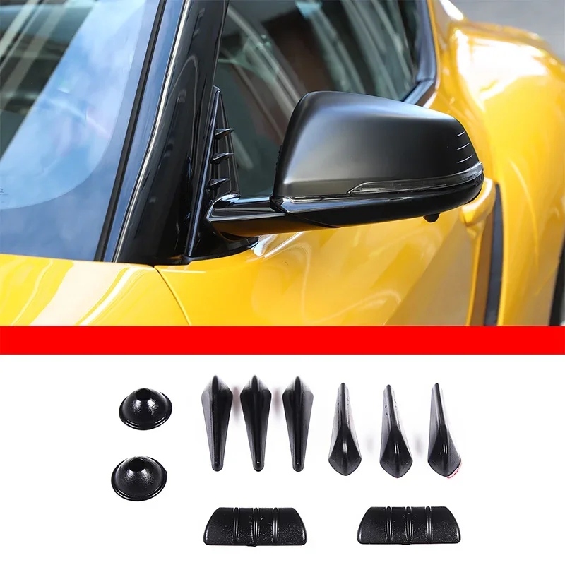 ABS Black Rectifying Lowering Wind Noise For Toyota SUPRA 2019-2023 Car Door Protective Sticker Fairing Body Kit Accessories