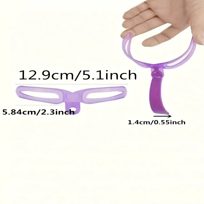 Kit di stencil per sopracciglia riutilizzabile: modello professionale per modellare le sopracciglia e strumento per il trucco per sopracciglia perfettamente modellate, simmetriche a Ho