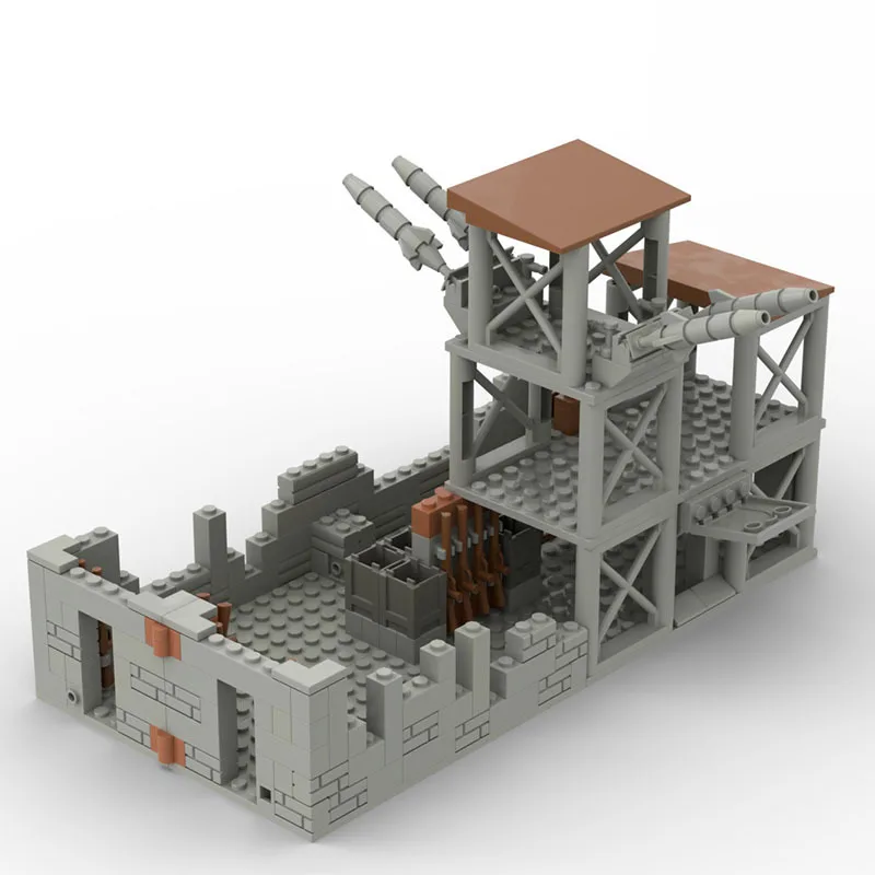 MOC Military War Base Blocks Spielzeug Montessori mit Waffen Spielzeug für Jungen Geschenk Kompatible technische klassische Steine