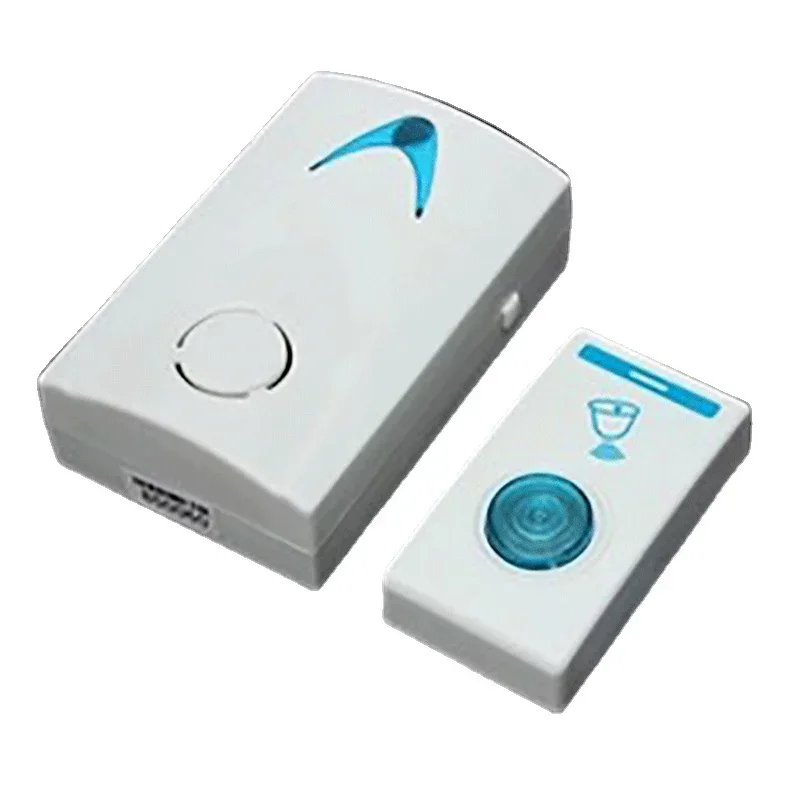 Wireless Doorbell LED 2 Button 3 Receiver Battery Powered 32 Tune Songs Ring Remote Control Home Security 100M