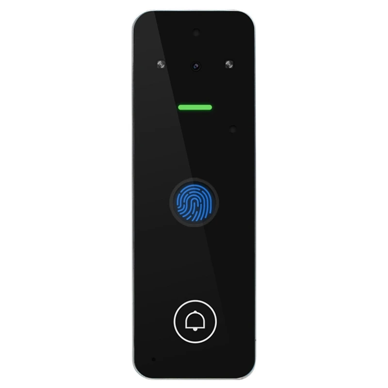 Videocitofono Controllo accessi Tastiera Campanello visivo Tuya Smart Wifi RFID Citofono con impronte digitali a cifre per esterni