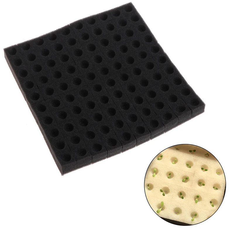 

100 Pcs Soilless Hydroponic Vegetables Nursery Sponge Culture Water Planting