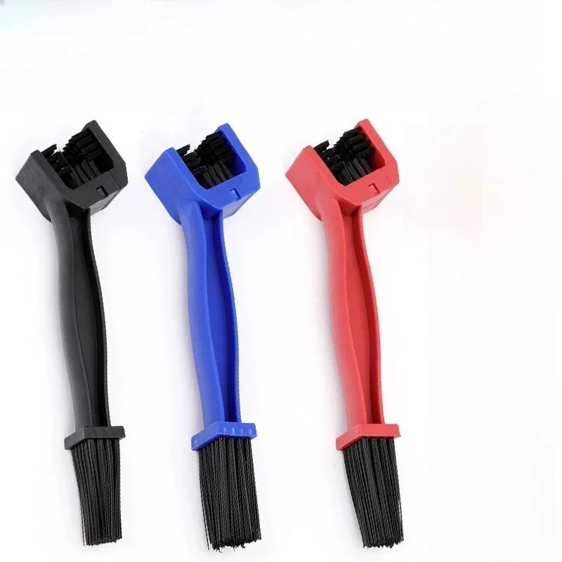Spazzola per la pulizia della catena della bici da strada del motociclo Pulisci la bicicletta Strumenti per la pulizia della catena del motociclo Strumento di manutenzione Pulitore per catena portatile
