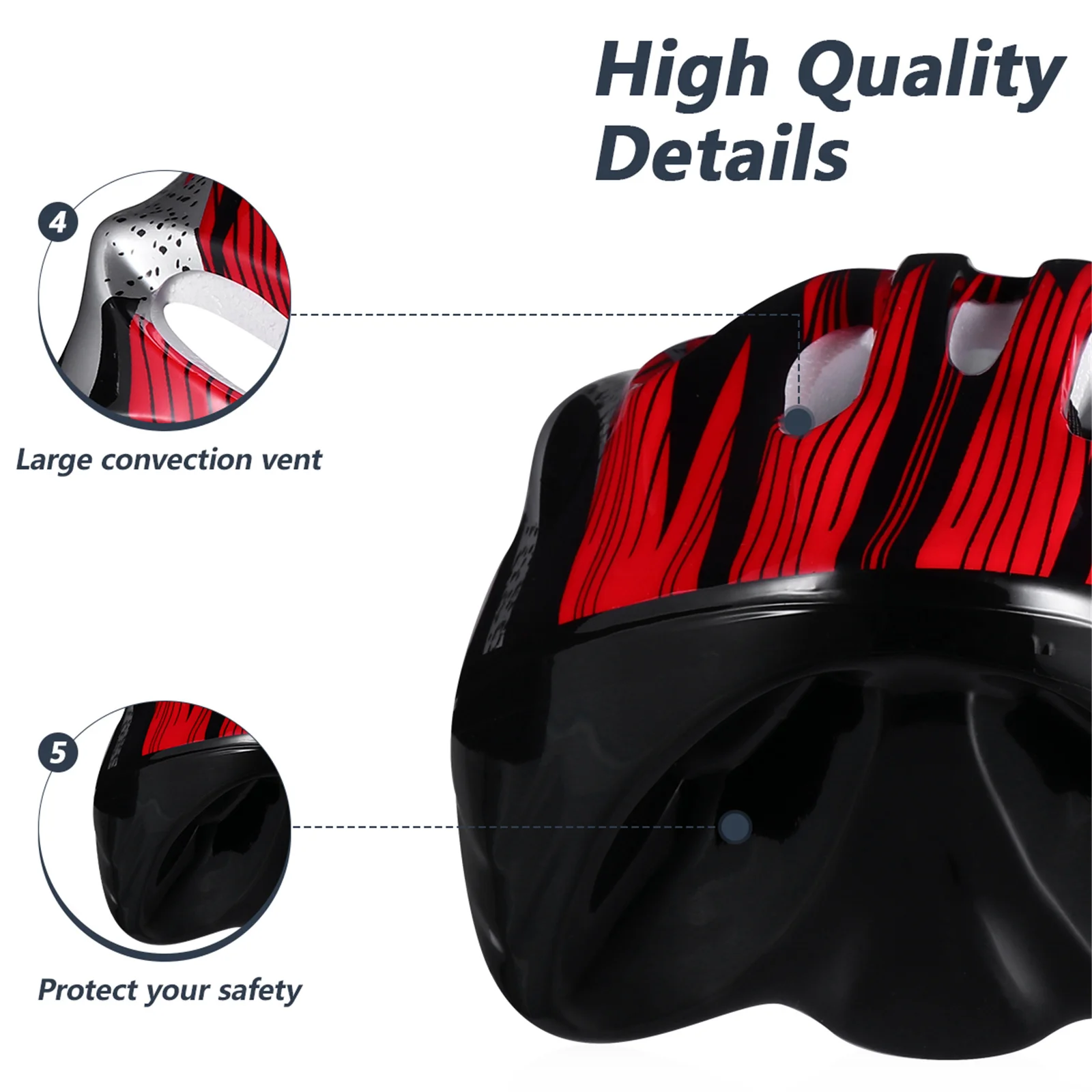 

Cycling Breathable Lightweight Bike Riding Safety Cap Outdoor Sports Headwear For Skating Balancing Car Protective Gear