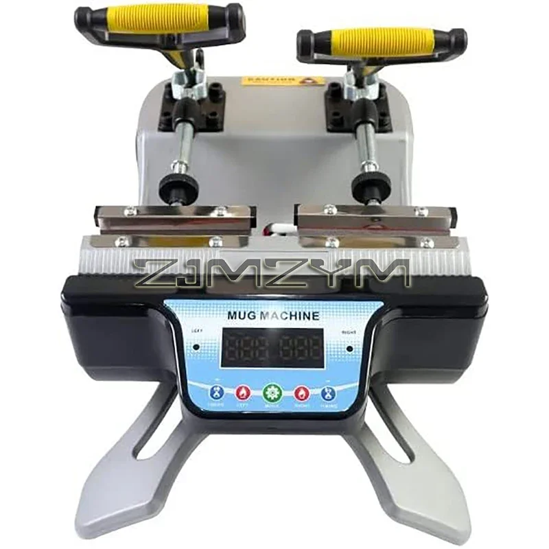 Double Station Mug Press Machine Auto Heat Press DIY Professional Dual Station Heat Transfer for Clothing Sublimation Autopress