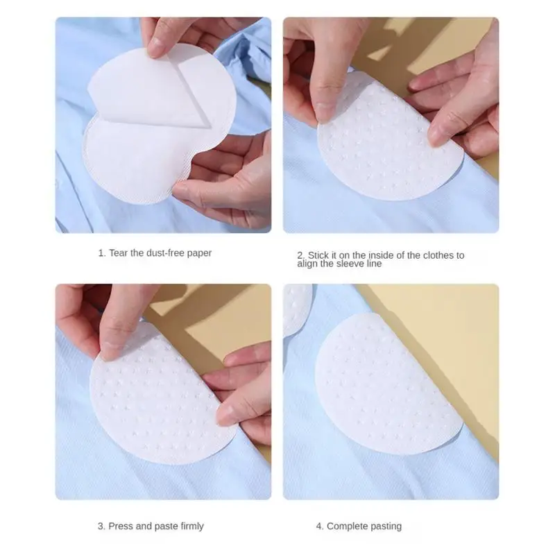 10-/set Underarm Sweat Pads, Washable Sweat Absorbing Guards, Dress Sweat Perspiration Pads Shield