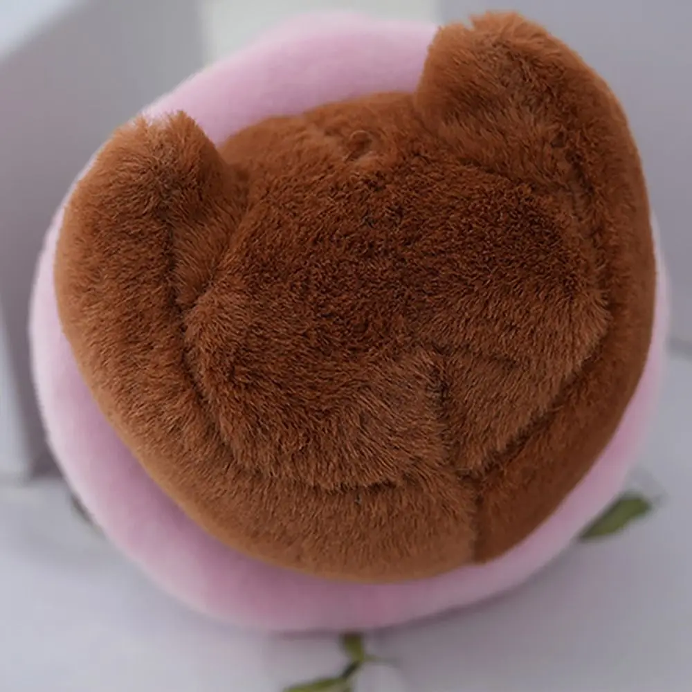 Anneau de natation en peluche Capybara, porte-clés, animaux en peluche, jouet mignon, moelleux, beurre, pendentif de sac