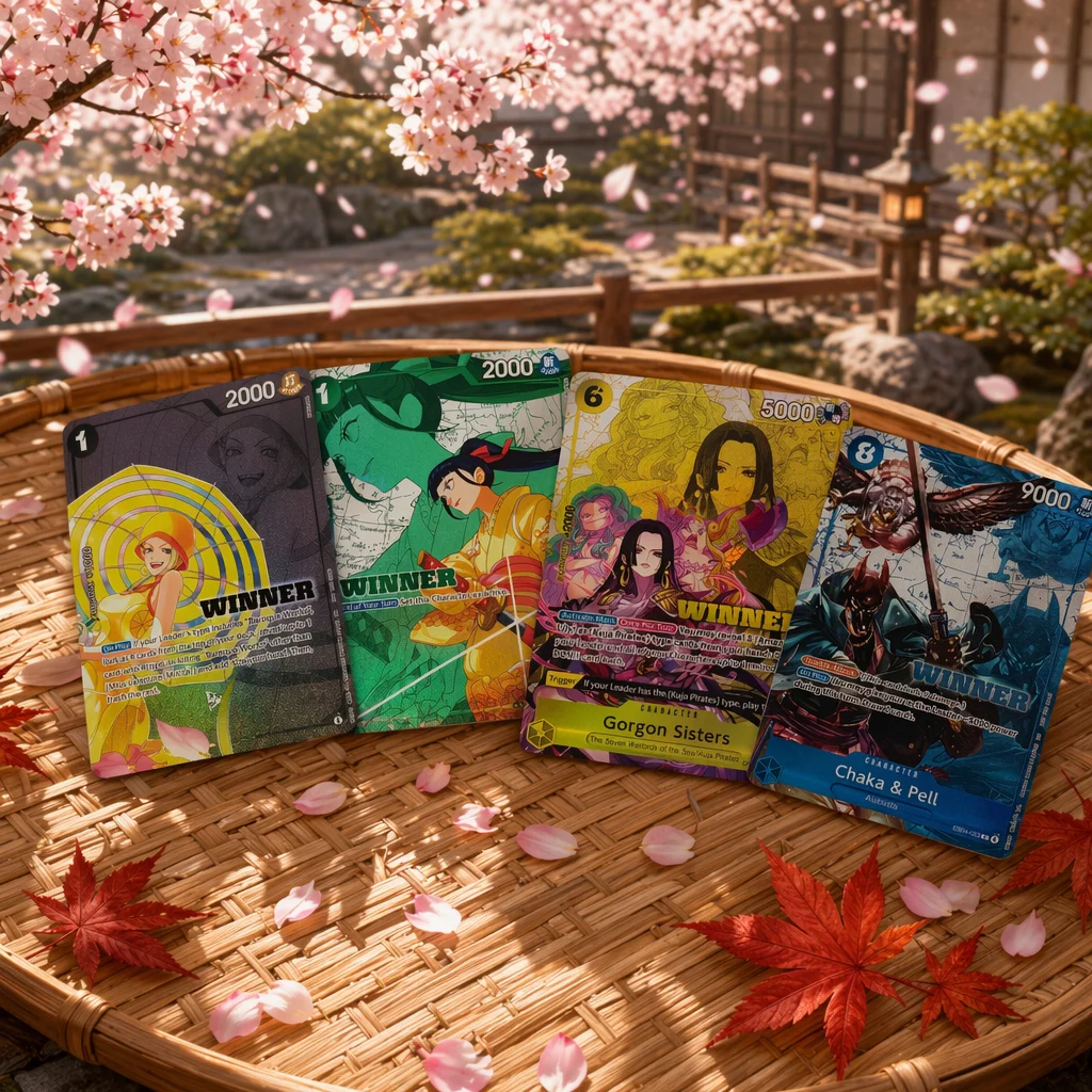 DIY One Piece TCG new Tournament Winner's Packs Volume 3 2026 Miss Valentine Gorgon Sisters Kikunojo TCG Collection Anime Card