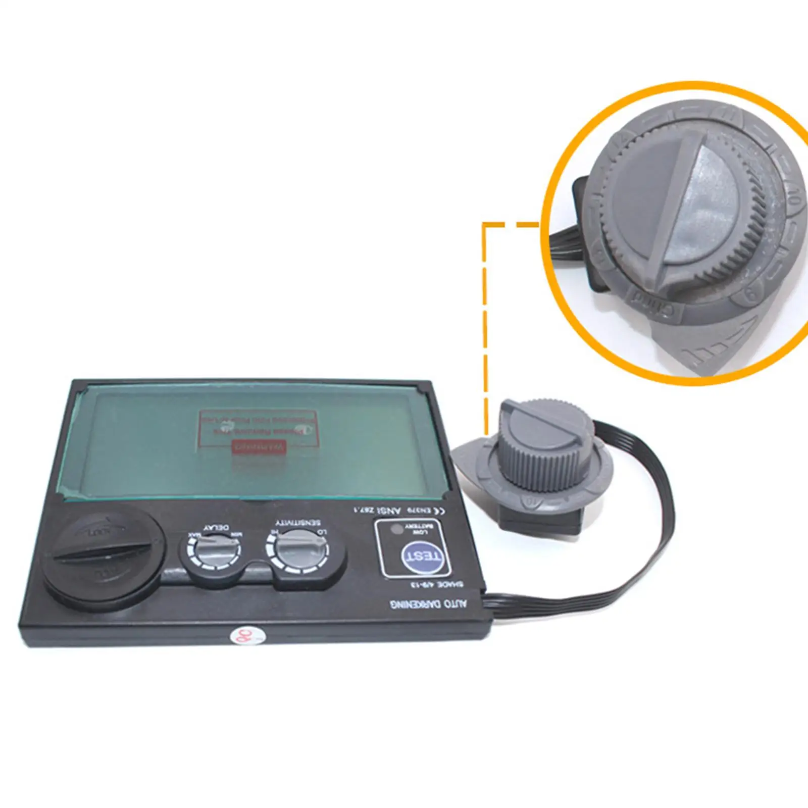 Solar Panel Auto Darkening Welding Lens Din9~13 600mAh for Welding Machine