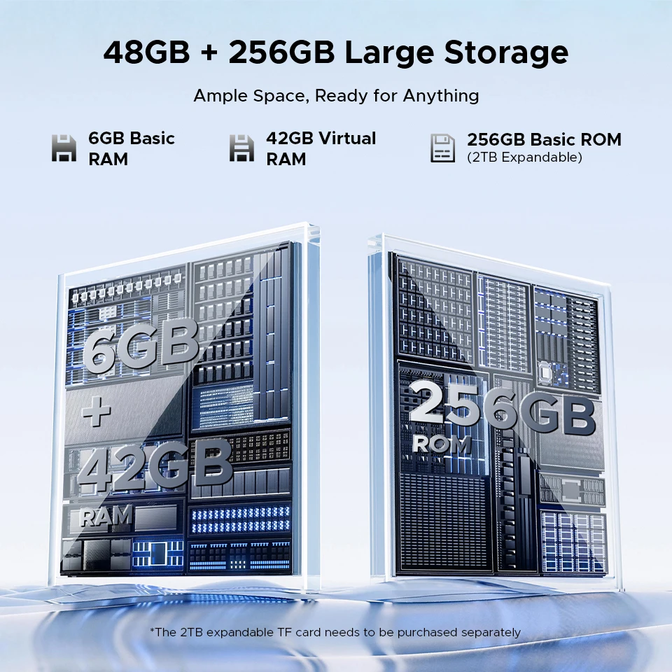DOOGEE M30 Ai Smartphone 6.88" IP68 Waterproof Android 16 8000mAh Battery 48GB RAM (6+42) 256GB ROM 64MP Camera Widevine L1 Google Pay Supports with 135dB Large Amplitude Speaker