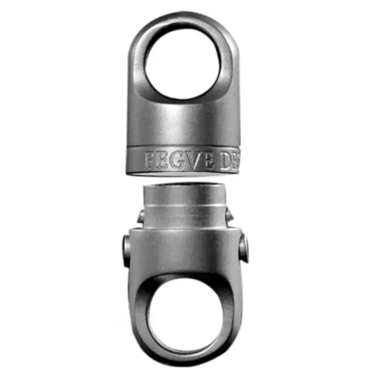 

Titanium Alloy Magnetic Suction Car Keychain Key Ring Men Can Rotate 360° Quick Release Key Chain Push Pull Buckle Eco-Friendly