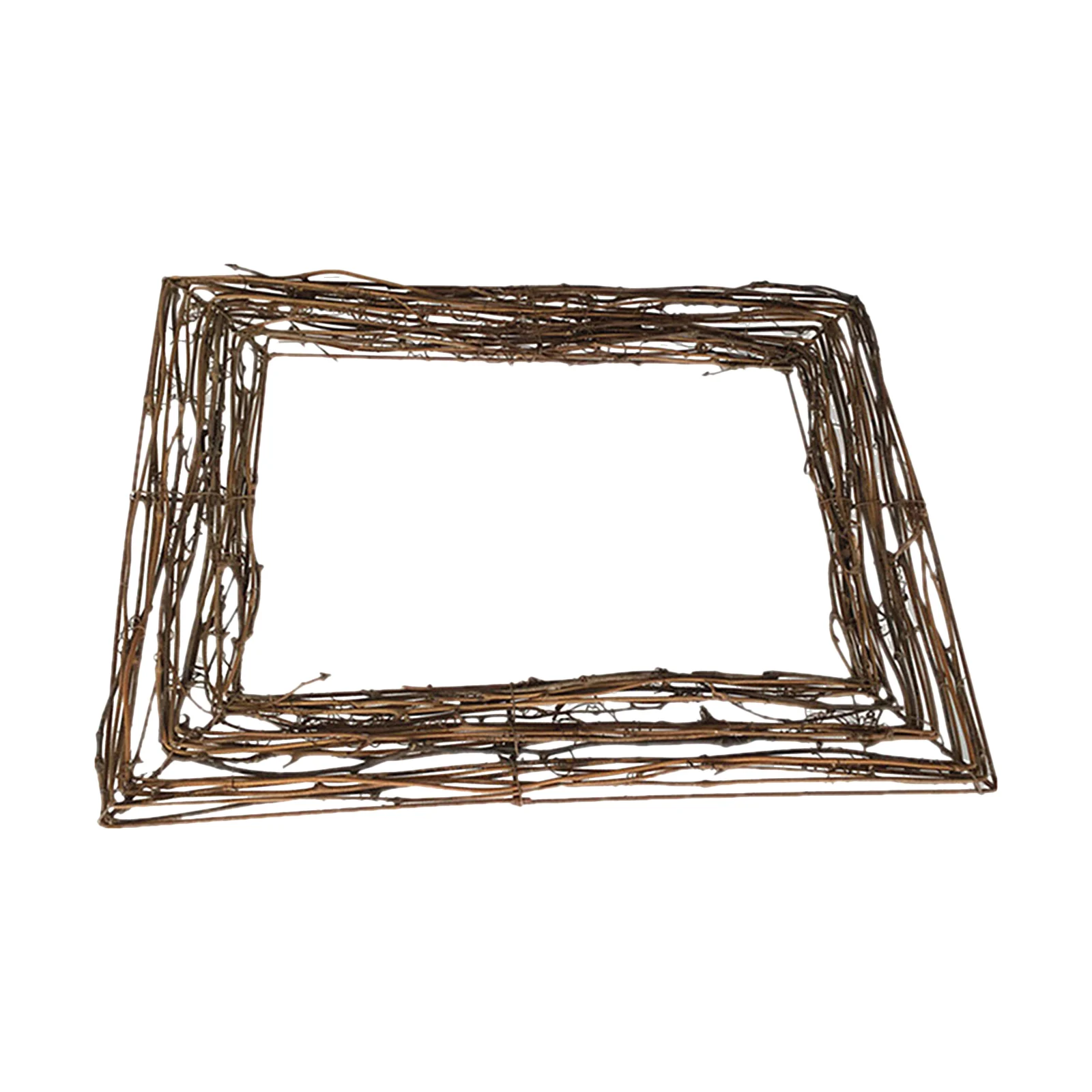 

1Pcs Handwoven Natural Rattan Wreath Twig Base for DIY Floral Craft Seasonal Holiday Decorations Wreath Base Decoration Prop