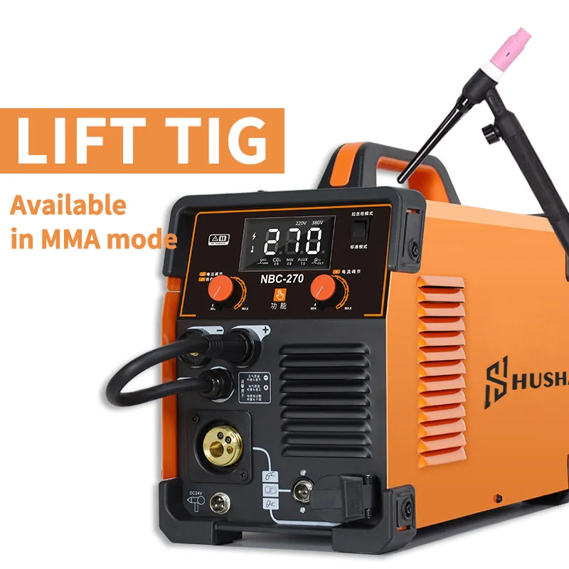 Portable Multifunctional Welding Machine CO2 MIG+MAG+no Gas MIG+MMA+CUT+LIFT-TIG Welding Machine 6 in 1 Multifunctional 2024 Hot