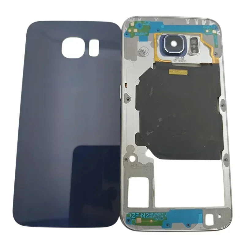 

Full Housing for Samsung Galaxy S6 G920 Middle Frame Bezel Plate Chassis Housing Battery Cover