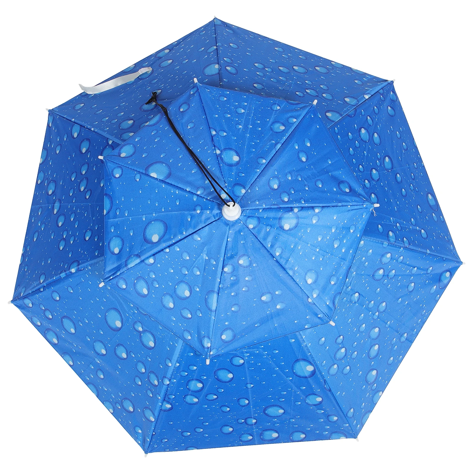 

Foldable Head Umbrella Sunscreen Double-layer Hat Oxford Textile Fishing Caps Folding