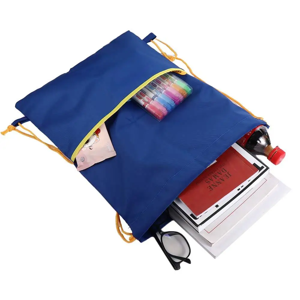 Fashion Men Storage Bag Drawstring Pocket Sport Riding Outdoor Backpack Drawstring Bag Travel Bag Portable Sports Bag