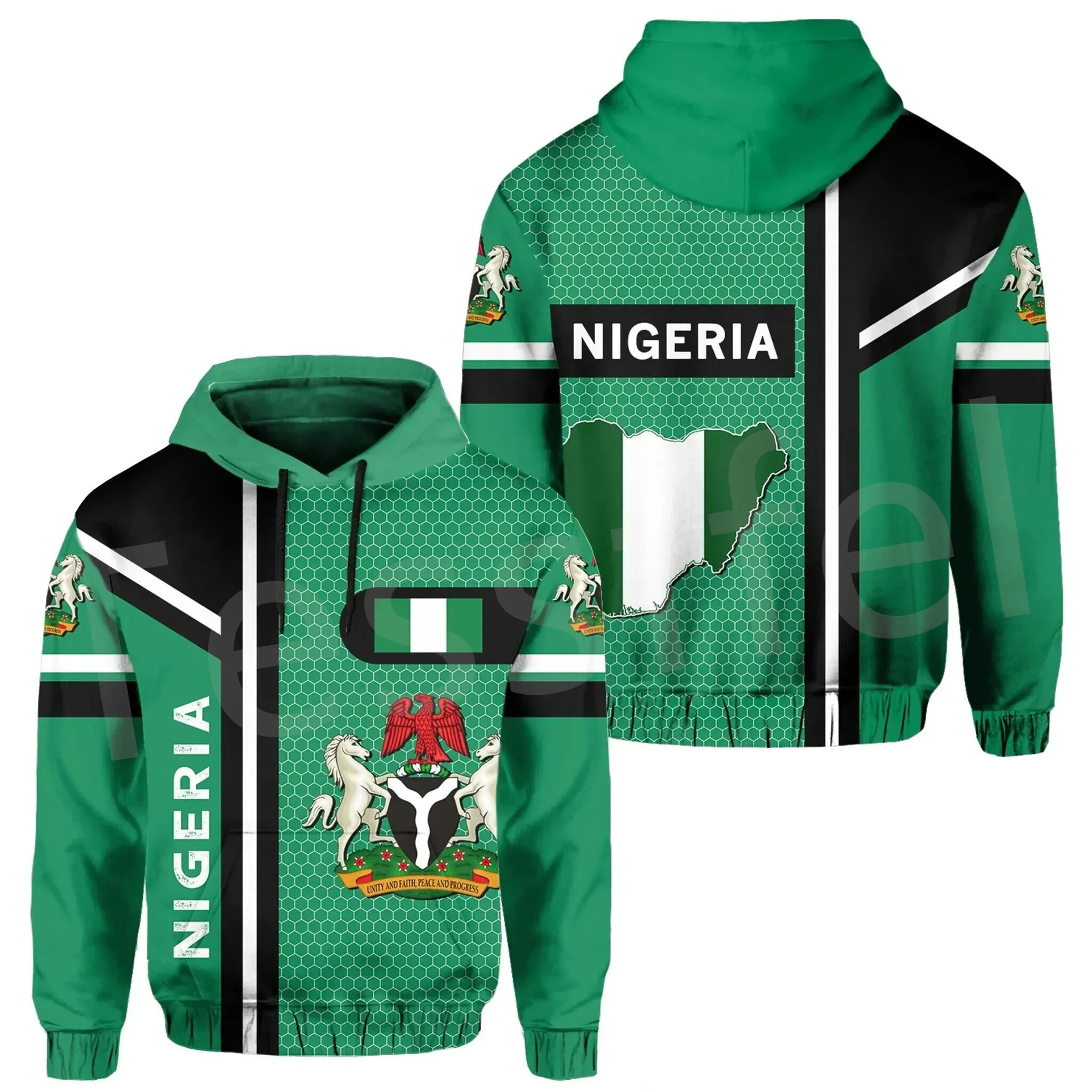 

Tessffel Black History Africa County Nigeria Flag Tribe Tattoo Tracksuit 3DPrint Men/Women Casual Long Sleeves Jacket Hoodies 33