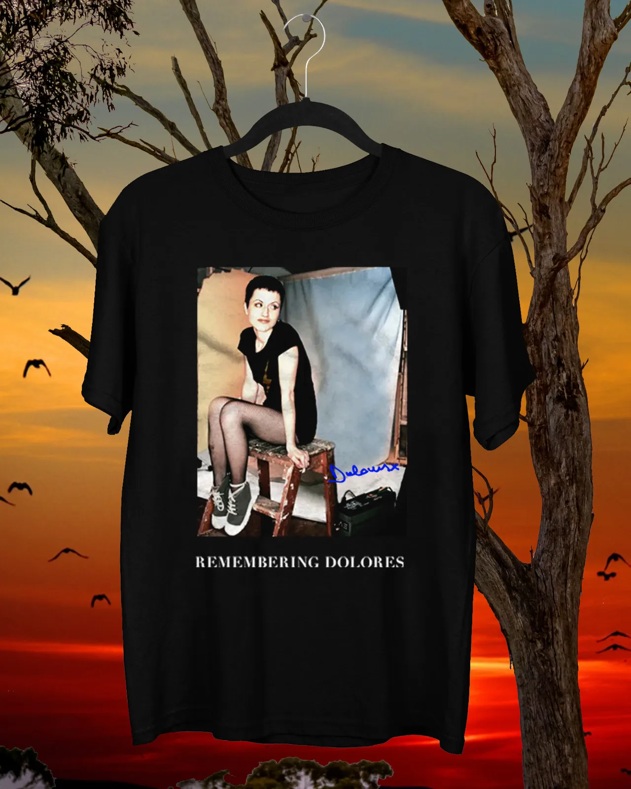 Remembering Dolores O'Riordan unisex T-Shirt Short sleeve BS074
