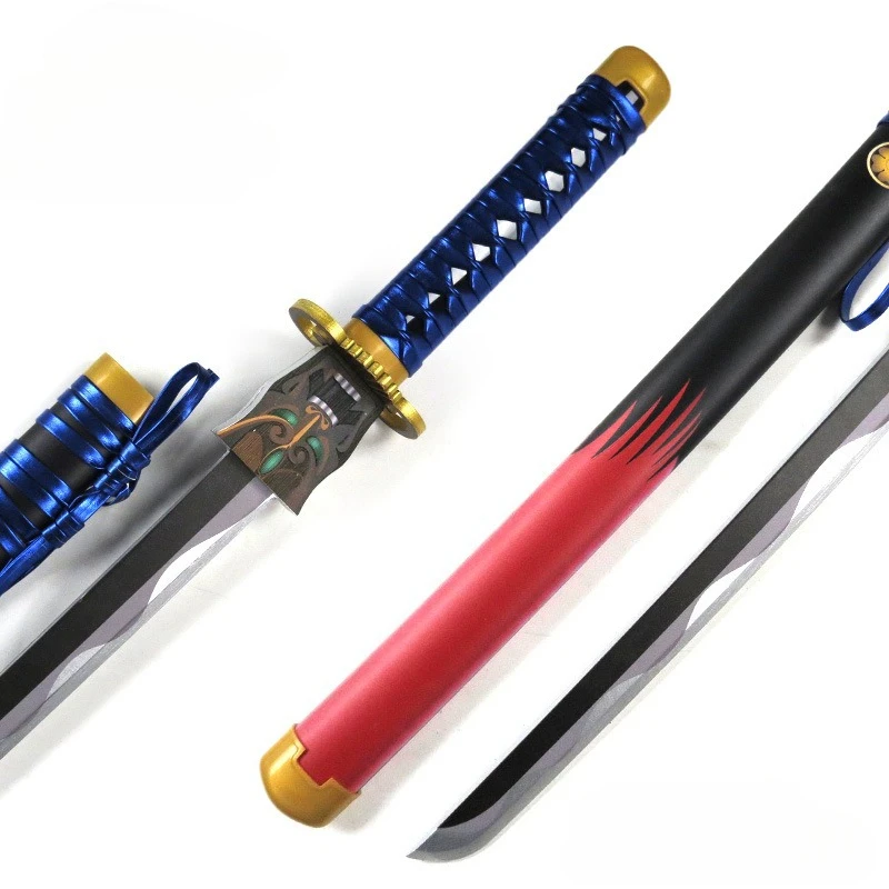 81cm/31.89in Valorant Miecze Samurajskie Akcesoria do Gry Model Broni Rekwizyty Cosplay Bambus Onimaru Kunitsuna Ozdoby Zabawki Plenerowe