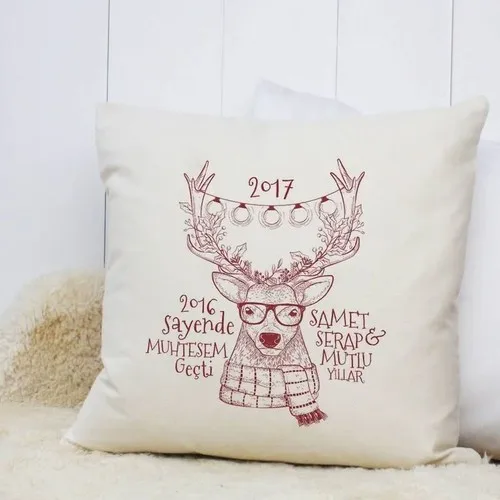 Gift Basket Christmas Gift Deer Pillow