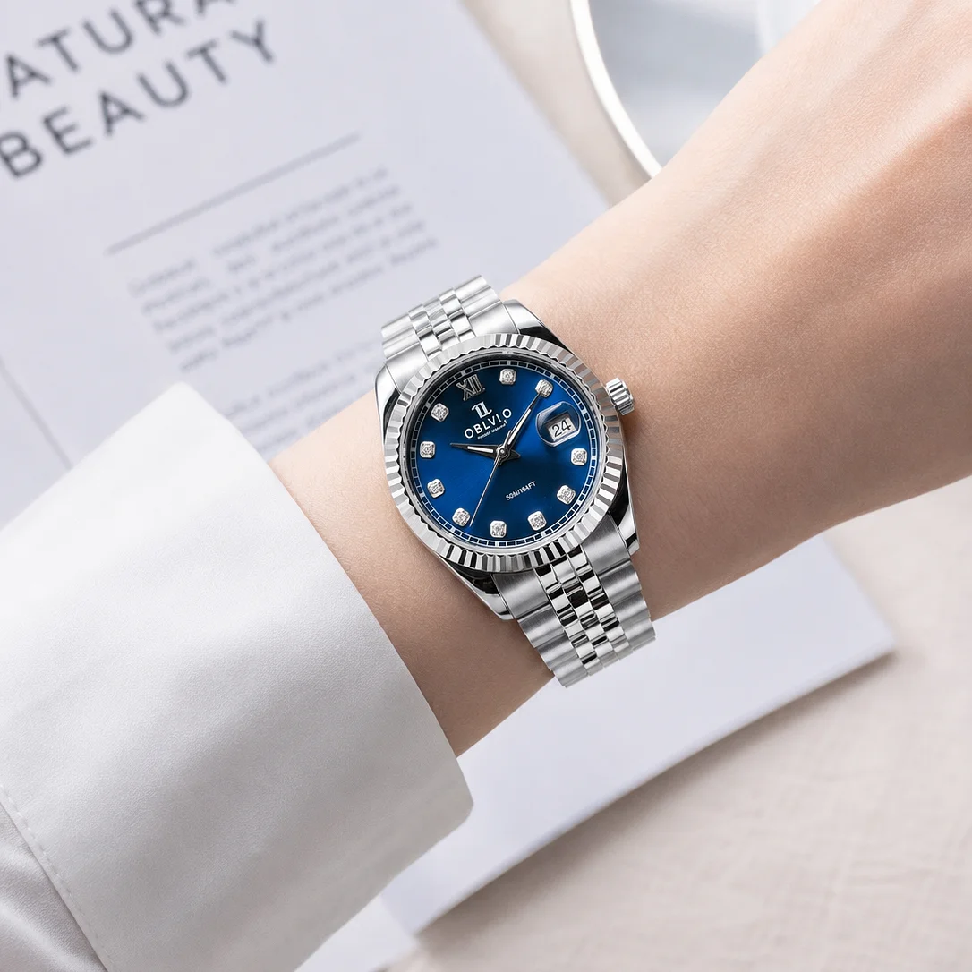 oblvlo-blue-dial-ladies-dress-watch-stone-markers-swiss-quartz-movement-elegant-couple-watch-for-women-with-bracelet-rx-ax