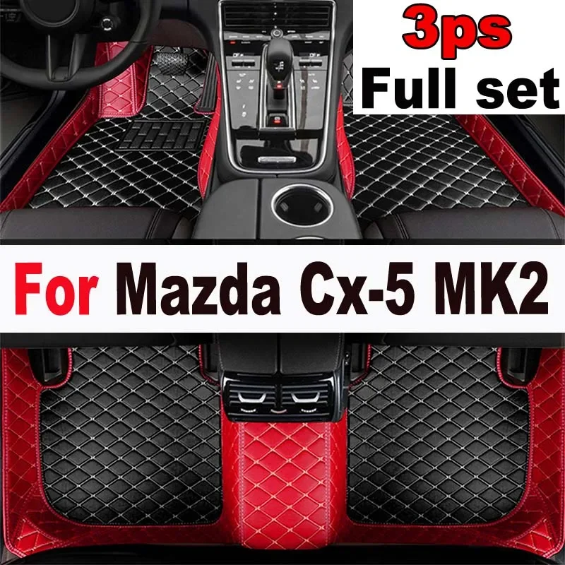 

LHD Carpets For Mazda CX-5 cx5 MK2 2023 2022 2021 2020 2019 2018 2017 Car Floor Mats Interior Custom Parts Rug Waterproof Covers