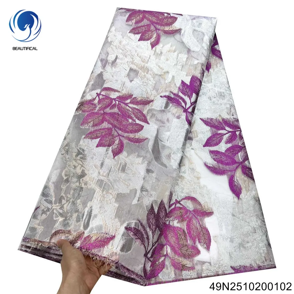 

2025 New Elegant Style French Jacquard Lace Exquisite and Comfortable Party and Banquet Gowns 49N25102001