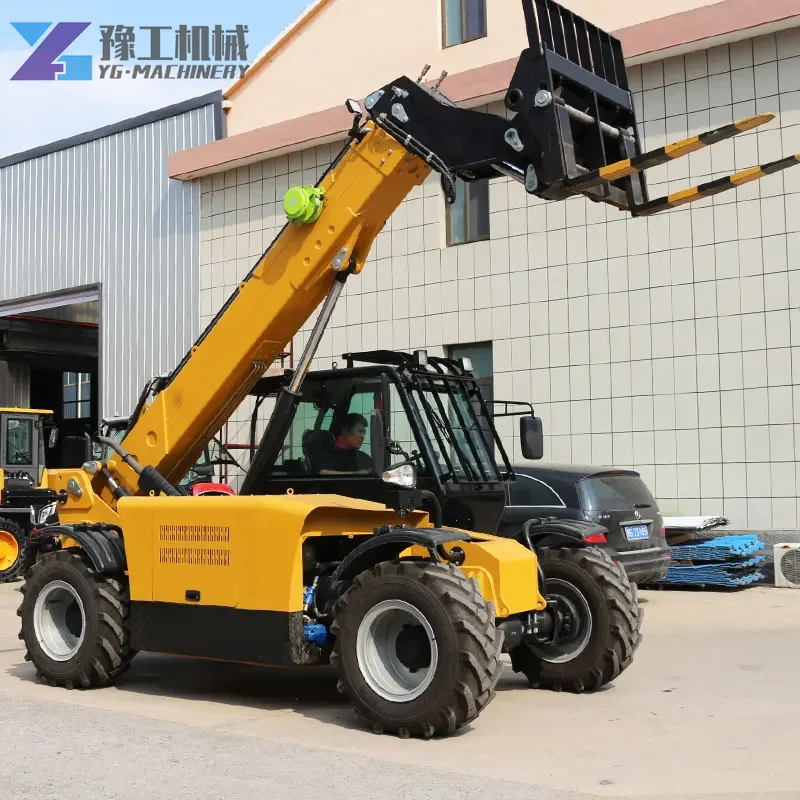 YG China New Small Mini 4x4 Telescopic Forklift Hot Sale Telehandler 3.5 Ton Telescopic Forklift Handler for Sale