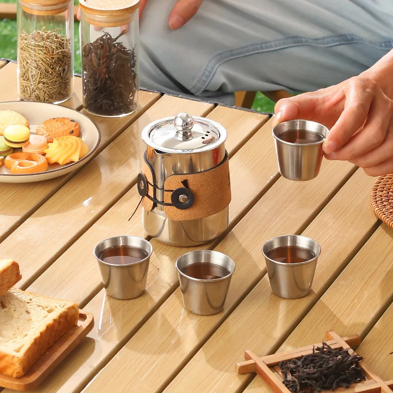 aco-inoxidavel-portatil-viagem-conjuntos-completos-de-fabricante-de-cha-ao-ar-livre-conjunto-simples-acampamento-ao-ar-livre-um-pote-de-quatro-copos-copo-de-cha-rapido