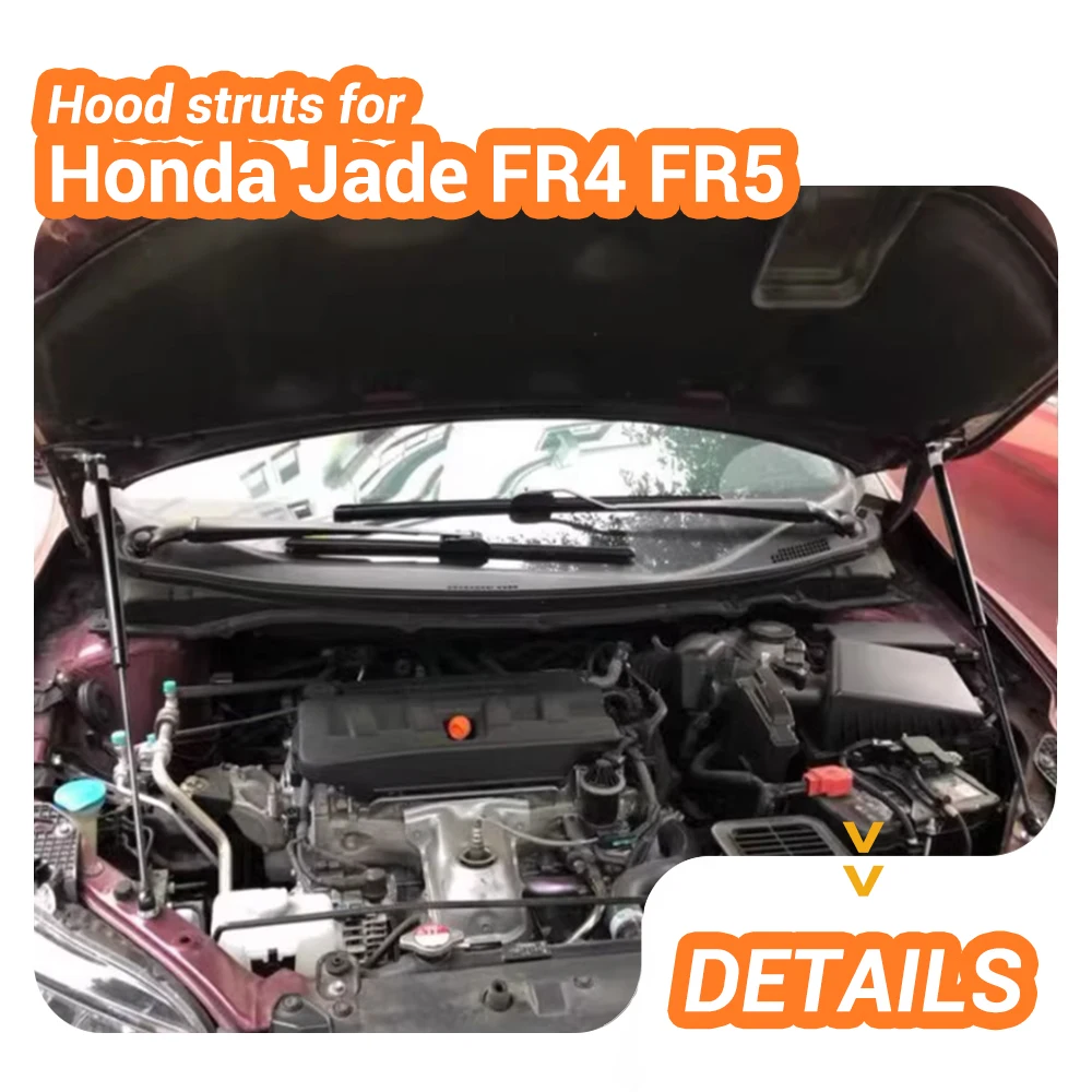 

Стойки капота для Honda Jade FR4/5 2013-2021, передний капот двигателя, газовые пружины, амортизаторы, подъемные опоры, 2 шт.