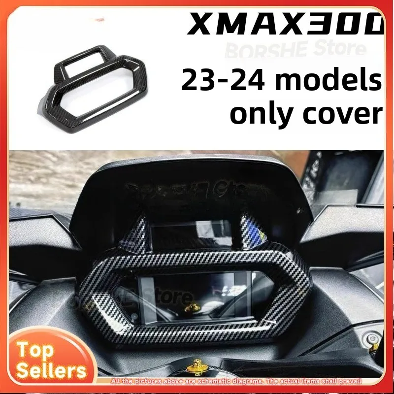 

2026 Suitable for 23-24 Yamaha XMAX300 Full Cover Instrument Trim Carbon Fiber Protective Shell Motorcycle Accessory Stylish