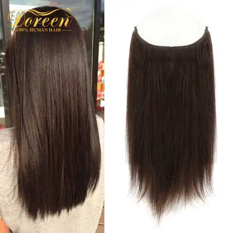 Doreen 100g 120g 유럽 헤어 머신은 조절 가능한 피쉬 와이어가 있는 원피스 인간 헤어 익스텐션의 레미 클립을 만들었습니다.