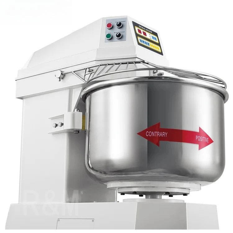 Food Mixer Commercial industrial noodle bread spiral dough mixer 50 100 kg  25kg 50kg 100kgflour mix machine for bakery