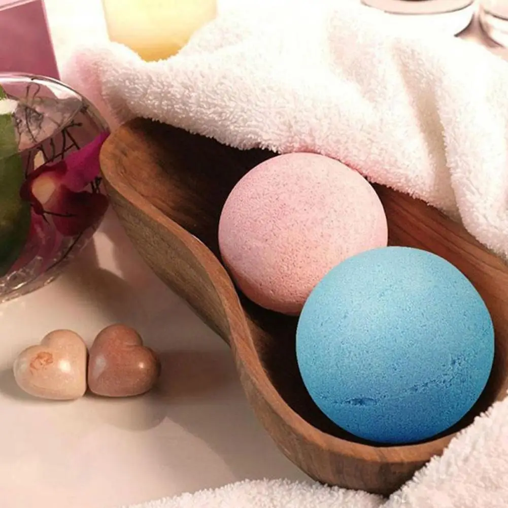 Sdotter High Quality Bath Bubble Salt Balls Handmade Stress Relief Tub Spa Bath Body Bathing Clean Moisturize Skin Purely Natura