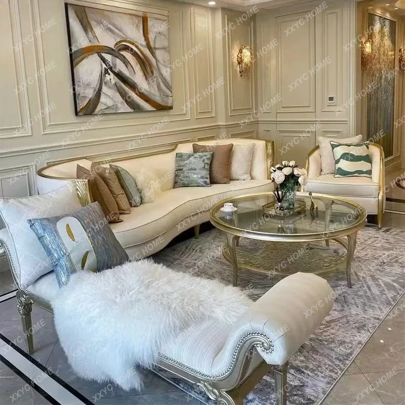 M  light luxury Adela sofa combination model house  light luxury
