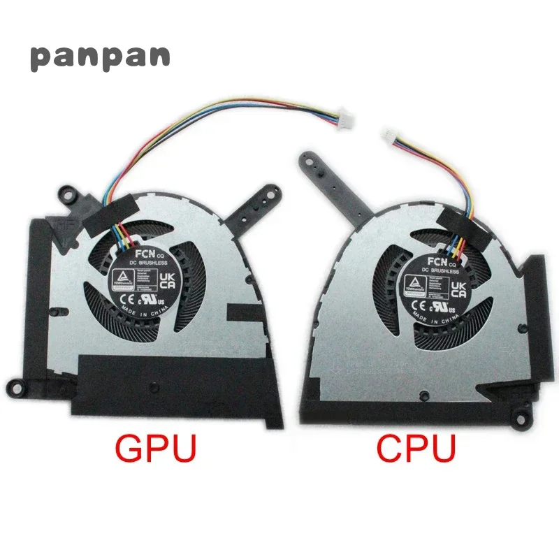 New Original laptop CPU GPU cooling fan for Asus TUF dash F15 fx517 fx517zc fx517zr rtx3050/Ti 13nr0950p01011 13nr0950p02011 5V