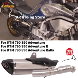 Slip On For KTM790 KTM890 ADV DUKE 790 890 Adventure R 2019-2022 NK 800 MT Motorcycle Exhaust Escape Moto Modify Carbon Muffler