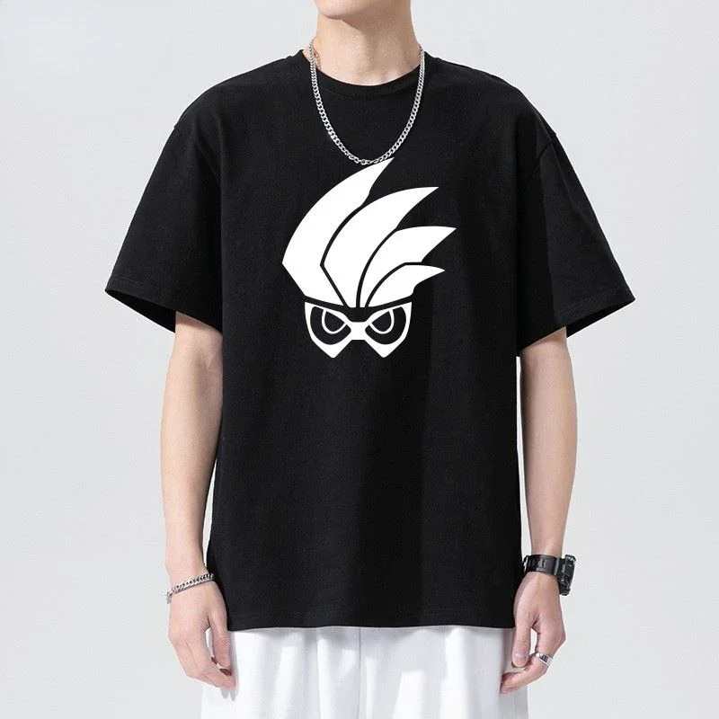 Special Photograph Kamen Rider Ex-Aid Build T-shirt Casual Summer Black White Unisex T Shirt Japan Anime Otaku Tops Hip Hop Tees