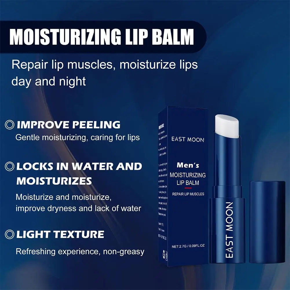 Men Moisturizing Lip Balm Reshape Chapped Lips Anti-chapped Moisturizing Lip Balm Gift For Father Lip Care