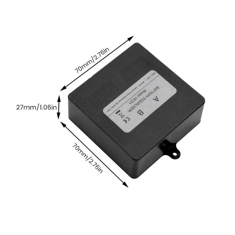 12V/24V Battery Equalizer, Active Voltage Balancer for 2 Batteries in Solar & RV Systems