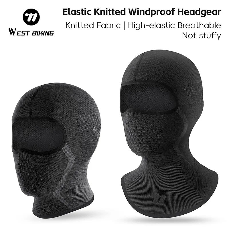 

WEST BIKING Winter Cycling Balaclava Windproof Thermal Warm Outdoor Bicycle Motorcycle Face Mask Breathable Helmet Liner Scarf