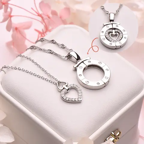The Steps of Heaven Necklace Is a Light Luxury, Niche and High-End Detachable Accessory for Women. It Features a Titanium Steel