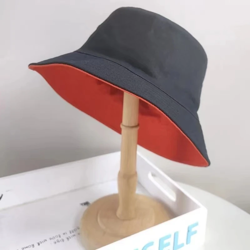 Enlarged Deepening XXL Size 63cm Bucket Hat Women Big Head Double-sided Fisherman Hat Men Large Size Large Tide Hip Hop Sun Hat